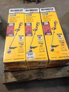 Lot of 6  DEWALT FLEXVOLT 60-Volt MAX Lithium- Ion Electric Cordless Attachment Capable String No Battery- No charger Customer Returns See Pictures