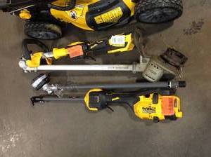 Lot of DEWALT Lawn Care Tools No Battery- No Charger Various Models And Conditions Customer Returns See Pictures