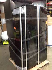 Lot of 2 Husky Heavy Duty Welded Garage Cabinet in Black Various Models And Conditions See Pictures