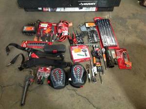 Lot of Assorted Husky Mecanic Tools Various Models and Conditions See Pictures