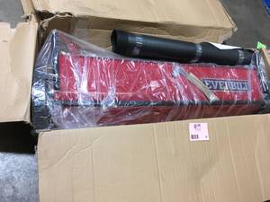 Everbilt 48 in. 15 cu. ft. Lawn Sweeper Customer Returns See Pictures