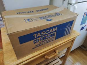 lot 32 image: Tascam CD Rewritable Recorder with Remote & Original Box