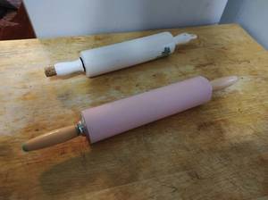 lot 98 image: Two Vintage Rolling Pins