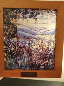 lot 125 image: Tiffany Stained Glass Reproduction Piece