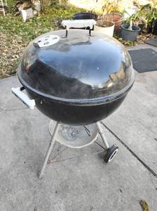 lot 160 image: Weber Charcoal Grill and Chimney