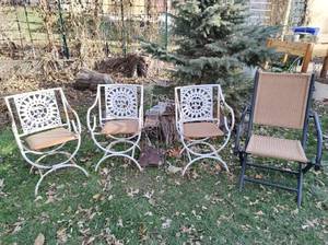 lot 164 image: Collection of Outdoor Furniture and Garden Items