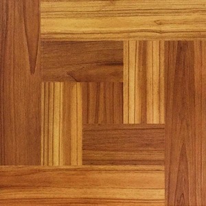 lot 25 image: TrafficMaster Brown Wood Parquet 12 in. x 12 in. Peel and Stick Vinyl Tile Flooring (270 sq. ft.)