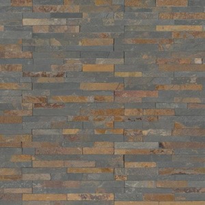 lot 31 image: MSI Gold Rush Mini Ledger Panel 4.5 in. x 16 in. Natural Slate Wall Tile (50 sq. ft.)