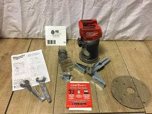 lot 13 image: Milwaukee M18 FUEL 18-Volt Lithium-Ion Brushless Cordless Compact Router TOOL ONLY Customer Returns See Pictures