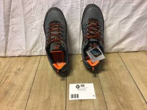 lot 4 image: Fila Shoes  Fila Mens Memory  Composite Toe Work Shoe  Color GrayOrange  Size 8.5 Customer Returns See Pictures
