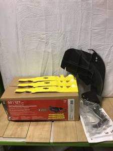 lot 49 image: Original Equipment 50 in. Mulching Kit with Xtreme Blades for Riders and Zero Turn Lawn Mowers Customer Returns See Pictures