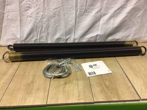 lot 2 image: 180 lbs. Gold or Orange Garage Door Extension Spring with Safety Cables (2-Pack) Customer Returns See Pictures