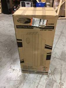 lot 101 image: 14000 BTU Portable Air Conditioner with Dehumidifier and 3M Filter by Whynter Customer Returns See Pictures