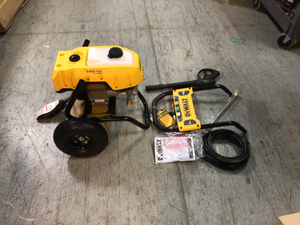 lot 107 image: 2400 PSI 1.1 GPM Cold Water Electric Pressure Washer by DEWALT Customer Returns See Pictures