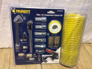 lot 5 image: Primefit Air Accessory Kit with 25 ft. Recoil Air Hose (20-Piece) Customer Returns See Pictures