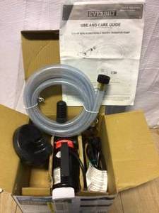 lot 22 image: Everbilt 110 HP Non-Submersible Self-Priming Transfer Pump Customer Returns See Pictures