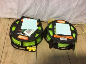 lot 25 image: Rino-Tuff Universal Fit .095 in. x 250 ft. Pro Twisted Line for Gas and Select Cordless String Grass TrimmerLawn Edger Customer Returns See Pictures