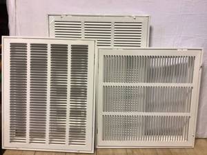 lot 27 image: EZ-FLO 16 in. x 16 in. Steel Return Filter Grille Customer Returns See Pictures
