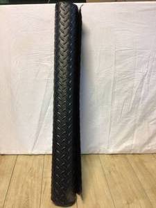 lot 33 image: 47 in. x 32 in. Polyvinyl Gas Grill Mat in Midnight Black Customer Returns See Pictures