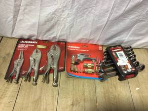 lot 44 image: MIX LOT OF HUSKY TOOLS Customer Returns See Pictures