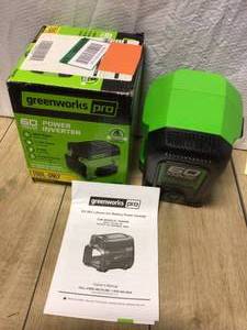 lot 53 image: Greenworks Pro GWP 60V 300W INVERTER Customer Returns See Pictures