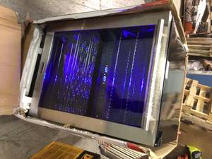 lot 110 image: 44 Bottle Dual Zone Wine Cooler in Stainless Steel by Magic Chef Customer Returns See Pictures