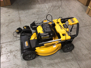 21.5 in. 20-Volt MAX Lithium-Ion Cordless Battery Walk Behind Self Propelled Mower by DEWALT Customer Returns See Pictures