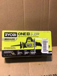 RYOBI ONE HP 18V Brushless Cordless Compact One-Handed Reciprocating Saw (Tool Only) Customer Returns See Pictures