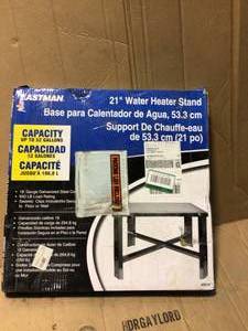 Eastman 21 in. D x 21.25 in. W x 18 in. H Water Heater Stand��Customer Returns See Pictures