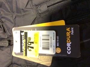 Carhartt Mens Medium Black Cordura Nylon Gilliam Vest��Customer Returns See Pictures