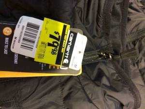 Carhartt Mens Medium Black Cordura Nylon Gilliam Vest��Customer Returns See Pictures