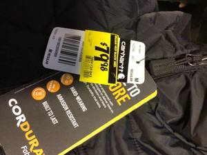 Carhartt Mens Medium Black Cordura Nylon Gilliam Vest��Customer Returns See Pictures