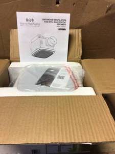 HOMEWERKS 70 CFM Bathroom Exhaust Fan with Bluetooth Speaker��Customer Returns See Pictures