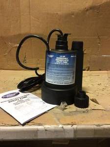 Superior Pump 14 HP Submersible Thermoplastic Utility Pump��Customer Returns See Pictures