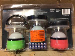 Dorcy Mini LED Flashlight Lantern Set (3-Pack)��Customer Returns See Pictures
