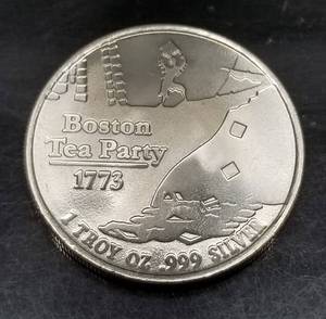 1 TROY OZ .999 FINE SILVER DONT TREAD ON ME