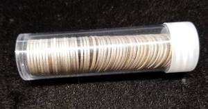 ROLL OF 50 MIXED DATE US MERCURY SILVER DIMES