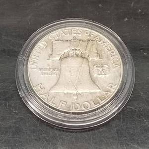 1962 FRANKLIN HALF DOLLAR IN AIRTITE