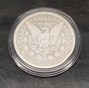 1882 OS MORGAN SILVER DOLLAR IN AIRTITE