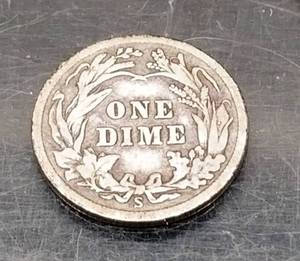 1915-S US BARBER DIME
