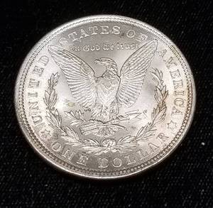 1921 MORGAN SILVER DOLLAR BU-UNC