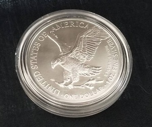 2021 TYPE 2 AMERICAN SILVER EAGLE IN AIRTITE HOLDER