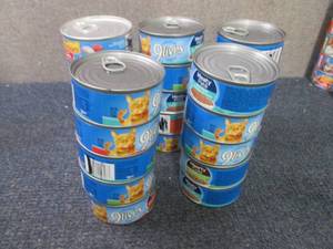 lot 3 image: 25- 5.5 oz Cans 9 Lives Assorted Ca...