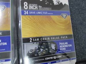 lot 52 image: 4- 2 packs Tri-Link Saw Drive Chain...