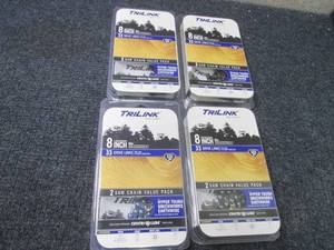 lot 53 image: 4- 2 packs Tri-Link Saw Drive Chain...