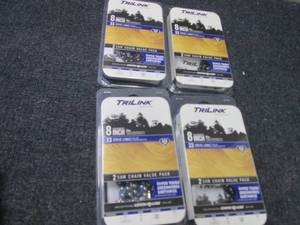 lot 54 image: 4- 2 packs Tri-Link Saw Drive Chain...