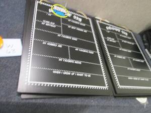 lot 63 image: 7 - About Me Reversible Chalkboards...