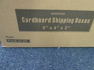 lot 69 image: 25 Cardboard Shipping Boxes...
