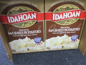 lot 88 image: Case of 12- 13.75 oz Boxes Idahoan ...