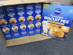 lot 92 image: Case of 6- 32 oz Boxes Pillsbury Ho...